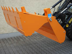 Abb. Greifschaufel "4 in 1"  Breite:2,10  - Optimale Öffnungsweite -